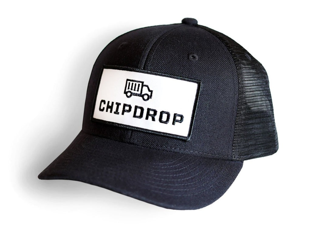 Strictly-Business Black ChipDrop Hat